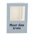 GIFT TILE CARD MEER DAN TROTS BLUE 21X14X1CM