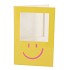 GIFT TILE CARD SMILEY YELLOW 21X14X1CM