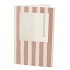 GIFT TILE CARD STRIPE SAND 21X14X1CM