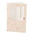 GIFT TILE CARD ICE CRYSTAL NUDE 21X14X1CM