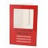 GIFT TILE CARD ALL I WANT FOR RED 21X14X1CM