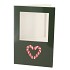 GIFT TILE CARD CANDY HEART GREEN 21X14X1CM