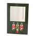 GIFT TILE CARD NUTCRACKER GREEN 21X14X1CM