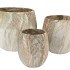 MONTY SAND POT LOW S/3 26X24/19X20/13X16CM