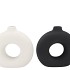 ELIN WHITE BLACK VASE ROUND ASS 11X31X31CM