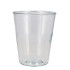 GLASS COLDCUT CONICAL VASE MIKEY 19X16,5CM