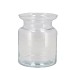 GLASS VASE MILK CAN 15X12CM