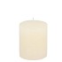 CANDLE RUSTIC PILLAR OFFWHITE 7X8CM
