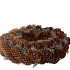 WREATH TREEMOSS/SILVER FIR NATUAL 35CM