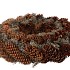 WREATH TREEMOSS/SILVER FIR NATUAL 45CM