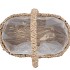 SEAGRASS FLOWER BASKET W HANDLE 26X16X31CM