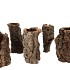 NATURE CORK TUBES S/5 4-13X20CM