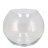 GLASS VASE SPHERE 11X15CM