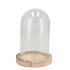 GLASS DISPLAY STOLP 8X8X14CM