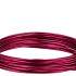 WIRE ALUMINUM 100GR 12MX2MM FUCHSIA NM