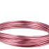 WIRE ALUMINUM 100GR 12MX2MM PINK NM