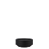 FLORISTRY PLATE 12CM P/10 BLACK