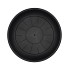 FLORISTRY PLATE 30CM P/10 BLACK