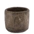 IRON STONE GREY POT 12X11CM