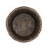 IRON STONE GREY POT 16X14CM