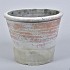 CEMENT POT OUD GRIJS ROOD 27X22CM WK 35