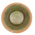 CEMENT POT OUD GROEN ROOD 27X22CM