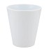 CERAMIC SHINY WHITE POT ORCHID 15CM