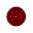 CERAMIC WINE RED SHINY POT 10X8,5CM