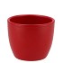 CERAMIC RED MATT POT 8CM