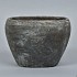 IRON STONE POT OVAAL GRIJS 28X16X20CM