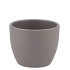 CERAMIC GREY STRUCTURE POT 7X6CM