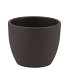 CERAMIC DARK GREY POT 8X7,5CM NM
