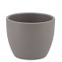 CERAMIC GREY STRUCTURE POT 10X8,5CM