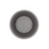 CERAMIC GREY STRUCTURE POT 10X8,5CM