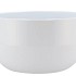 CERAMIC WHITE SHINY BOWL ORCHID 26X15CM