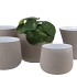 BERLIJN STONE TAUPE POT 13X11CM