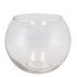 GLASS VASE SHPERE D17XH14CM
