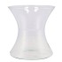 GLASS VASE DIABOLO 18X19CM