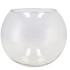 GLASS VASE SHPERE D20XH17CM