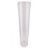 GLASS VASE CONIC HEAVY 20X70CM