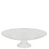 DAYAH TRANSPARENT GLASS PLATE ON FOOT 15X8CM