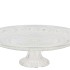 DAYAH TRANSPARENT GLASS PLATE ON FOOT 25X9CM