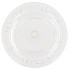 DAYAH TRANSPARENT GLASS PLATE ON FOOT 25X9CM
