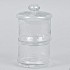GLASPOT DUBBEL 2DLG 20CM  jan/stefan