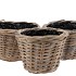 RATTAN POT GREY WW ROUND 3DLG 29X19 NM