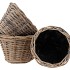 RATTAN POT GREY WW ROUND 3DLG 29X19 NM