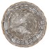 WICKER BOWL BASKET ROUND GREY 40X14CM