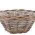 RATTAN BOWL ROUND/KONISCH GREY 32X15CM NM