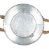 ZINC ROPE POT ROUND +EARS 23X18CM