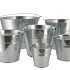 ZINC BASIC NATURAL BUCKET 10X10CM